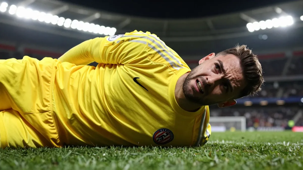 Lillestrøm SKs keeper Pontus Dahlberg ble tråkket på og skadet i kampen mot Brann, ifølge en rapport fra Bergensavisen
