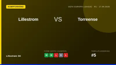 Lillestrøm SK starter Europa League-kampen mot portugisiske Torreense på torsdag med tre seire på de siste fem, men må...